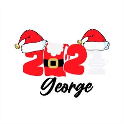 2021 Christmas Qurantine George SVG PNG