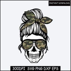 messy bun svg bundle, momlife with glasses svg, cricut & silhouette file, instant download