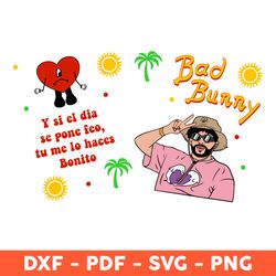 Bad Bunny Baby Benito Full Wrap Svg, Starbucks Svg, Coffee Ring Svg, Cold Cup Svg, Sad heart Svg - Download File