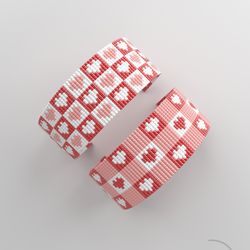 bead loom pattern, loom bracelet pattern, miyuki pattern, square stitch pattern, pdf file, pdf pattern_284