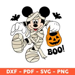 Halloween Mickey Boo Svg, Boo Svg, Mickey Svg, Mouse Svg, Halloween Svg - Download File