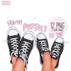 Sneakers Clipart, Couple Lovers Legs Png, shoe planner clipart, legs png