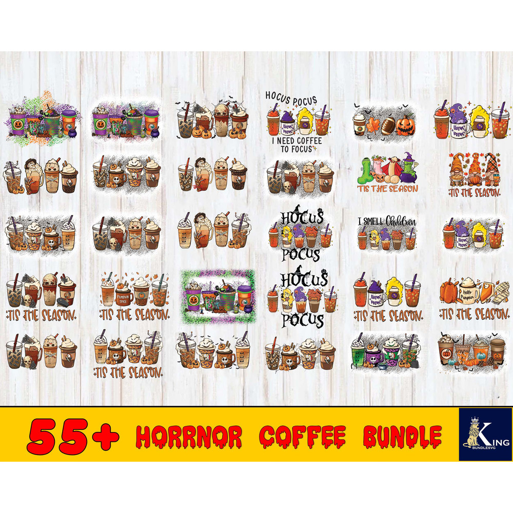 55+ file Tis The Season,Horror Fall coffee pumpkin,HOCUS POCUS Coffee latte bundle 2.jpg