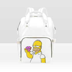 Homer Donut Diaper Bag Backpack