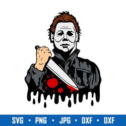 michael myers svg, halloween michael myers svg, horror characters svg, png jpg dxf eps  digital file