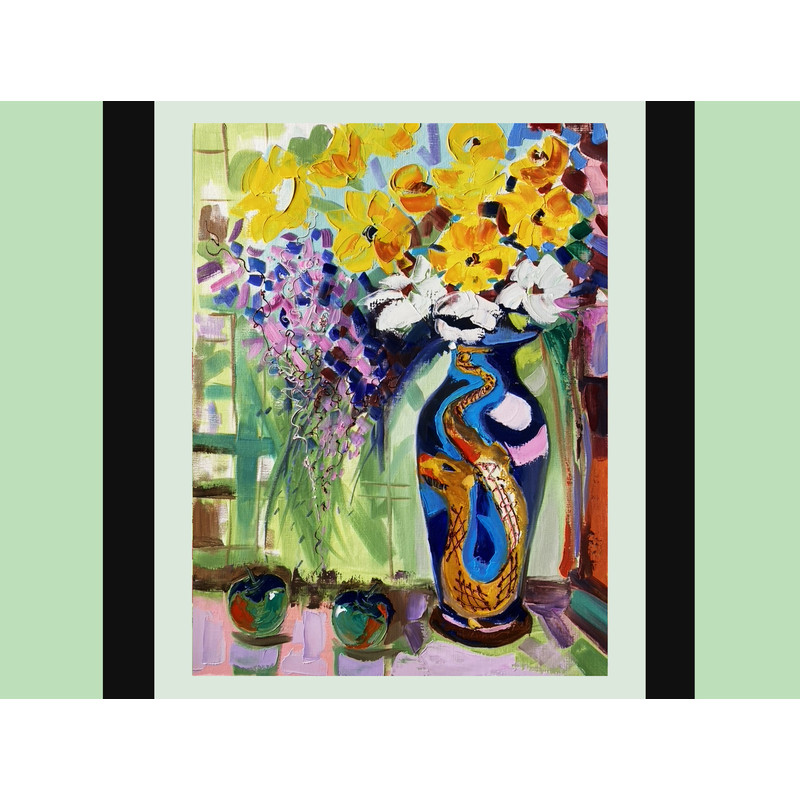 vase oil paintig still life original art bouquet 2.jpg