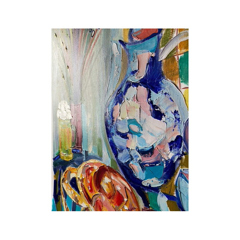 crab oil painting still life original art    D45_1_105_c.jpg