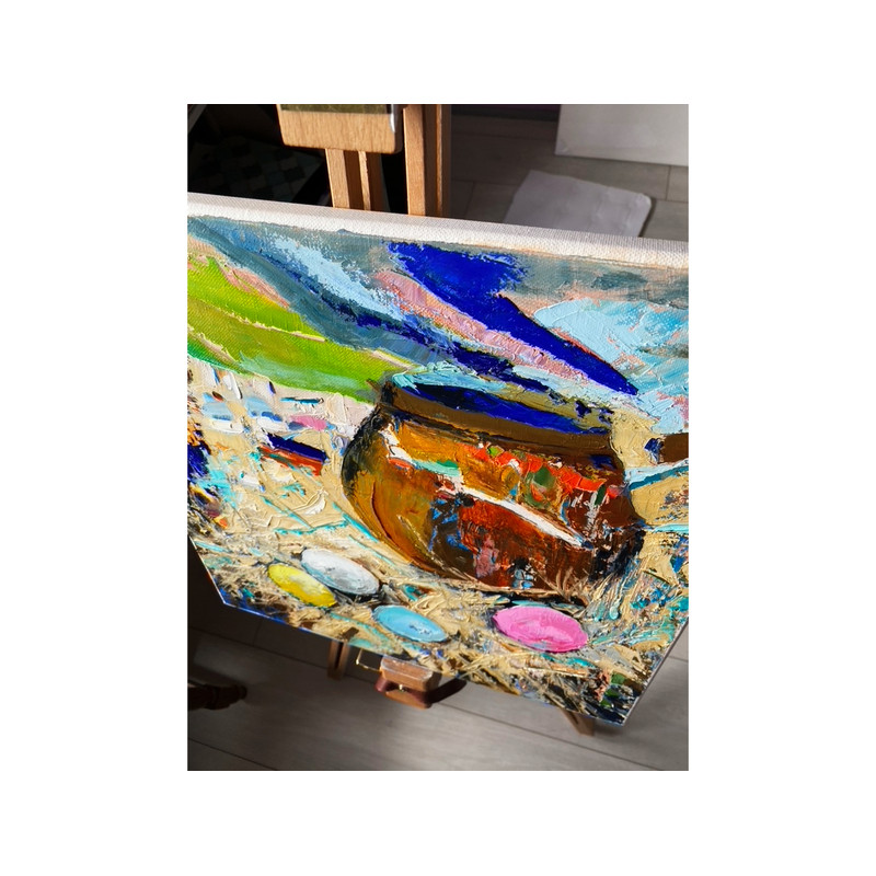 still life oil painting Vase and egg. A62_1_105_c.jpg