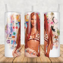 karol g manana sera bonito tumbler wrap png, karol g 20oz skinny tumbler template png, sublimation wrap