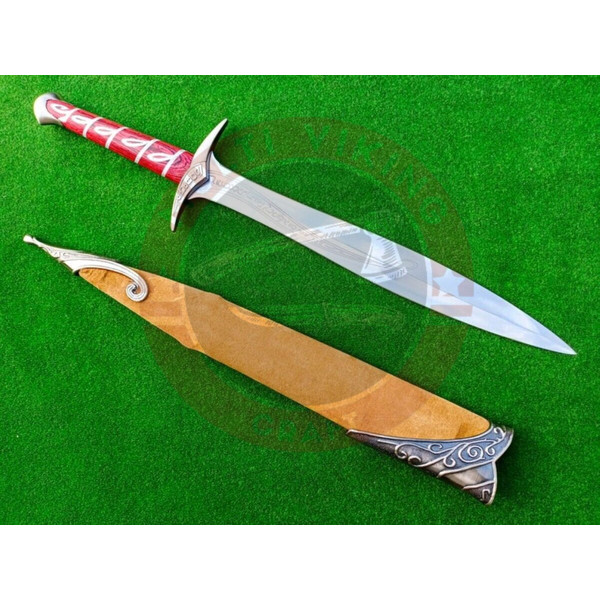New Lord Of The Rings (Lotr) Sting Sword Real Steel Frodo Hobbit Sword Replica - handmade sword, hand forged sword, Damascus steel.jpg