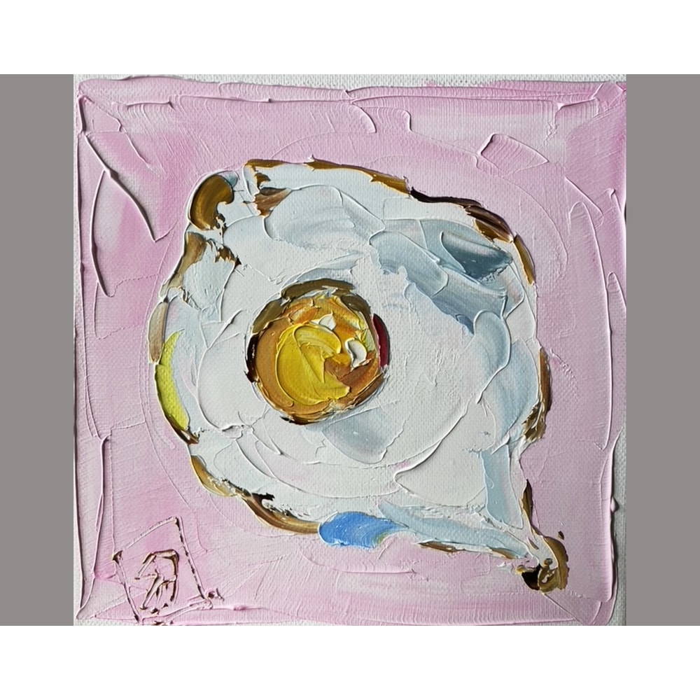 fried egg oil painting still life original art -22.jpg