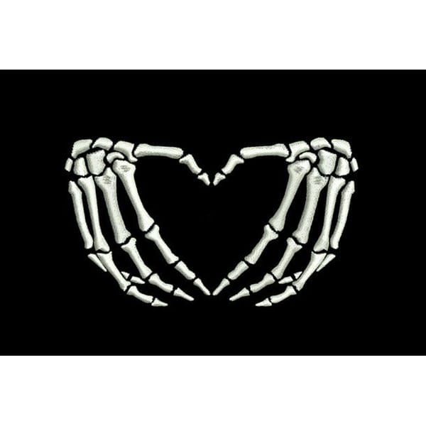 Skeleton Hand Graduation Cap Skeleton Hands embroidery design - Inspire Uplift