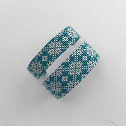 Bead loom pattern, LOOM bracelet pattern, miyuki pattern, square stitch pattern, pdf file, pdf pattern_277NO WORD CHART