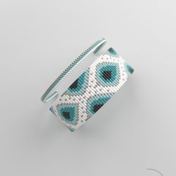bead loom pattern, loom bracelet pattern, miyuki pattern, square stitch pattern, pdf file, pdf pattern_276no word chart