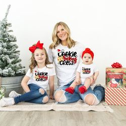 the cookie crew shirt, christmas sweatshirt, cookie lover shirt, christmas baking tee, cookie baking crew matching famil