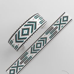 Bead loom pattern, LOOM bracelet pattern, miyuki pattern, square stitch pattern, pdf file, pdf pattern_261 NO WORD CHART