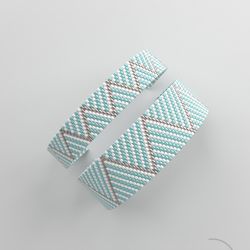 peyote bracelet pattern, peyote bead pattern, odd count, stitch pattern, pdf file, pdf pattern_258 no word chart