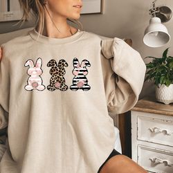 Leopard Bunny Shirt, Easter Shirt, Cute Leopard Easter Bunny Shirt, Toddler Easter Shirt, Easter Matching Shirt, Cute Ea