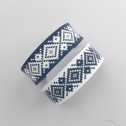 bead loom pattern, loom bracelet pattern, miyuki pattern, square stitch pattern, pdf file, pdf pattern_244 no word chart