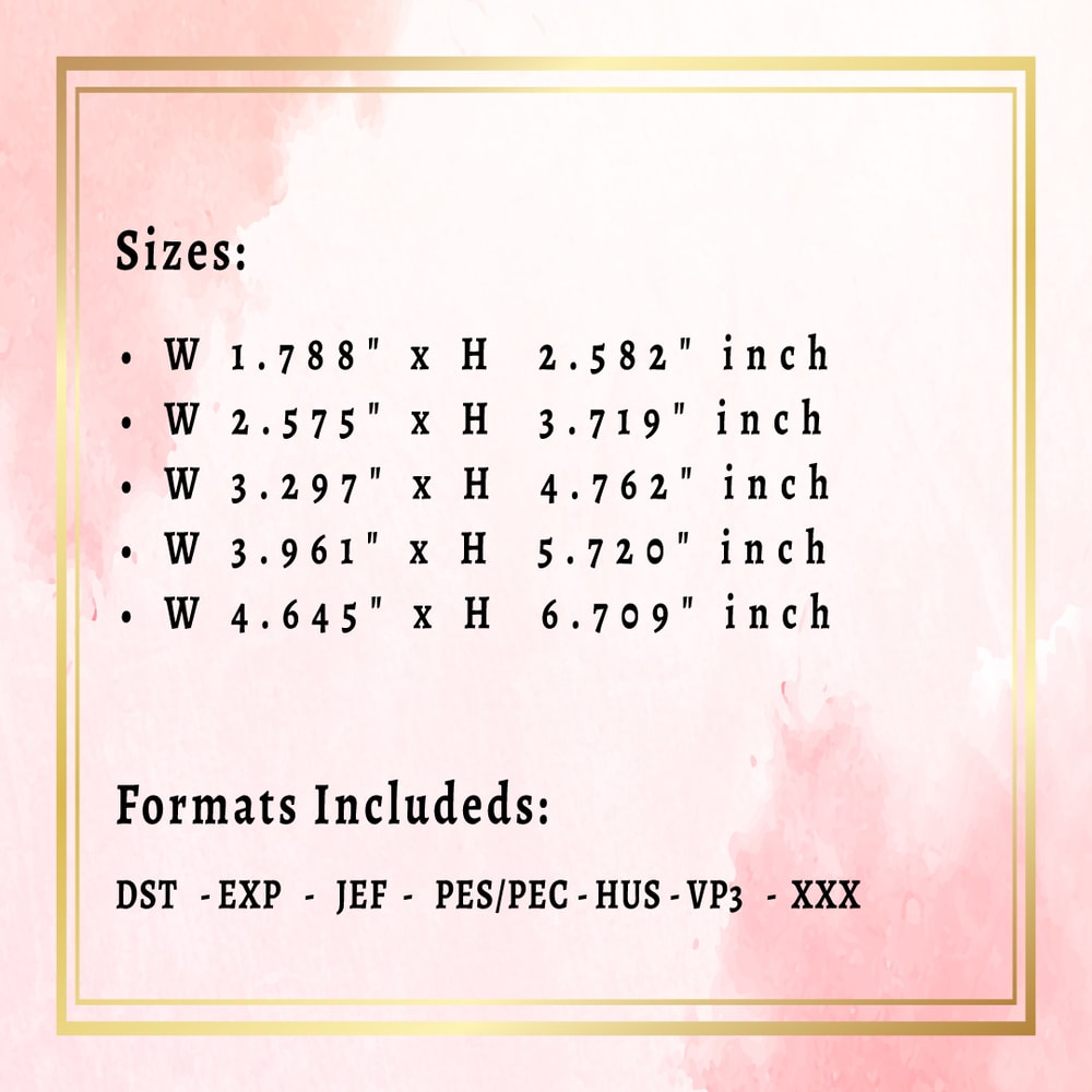 Hello Kitty Machine Embroidery Design 5 Sizes - Instant Download Image 2.jpg