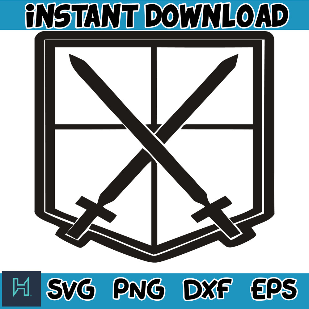 Attack svg ,Attack on titan SVG, 4 titan Set logo svg, Wings Svg, Mangan Svg (4).jpg