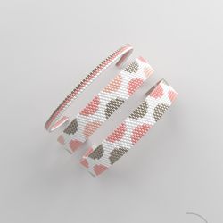 Peyote bracelet pattern, peyote bead pattern, odd count, stitch pattern, pdf file, pdf pattern_241 NO WORD CHART