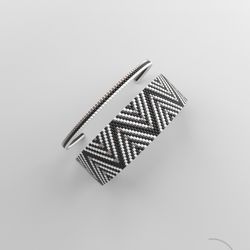 peyote bracelet pattern, peyote bead pattern, odd count, stitch pattern, pdf file, pdf pattern_234 no word chart