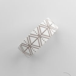 peyote bracelet pattern, peyote bead pattern, odd count, stitch pattern, pdf file, pdf pattern_231 no word chart