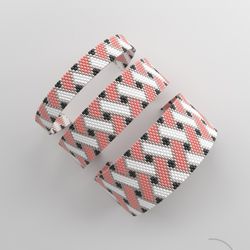 peyote bracelet pattern, peyote bead pattern, odd count, stitch pattern, pdf file, pdf pattern_230 no word chart