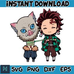 anime demonslayer svg, manga png, japanese png, cute anime png, digital vector file, top svg (17)