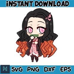 anime demonslayer svg, manga png, japanese png, cute anime png, digital vector file, top svg (24)
