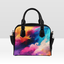 Colorful Watercolor Style Shoulder Bag