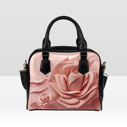 Rose Flower Shoulder Bag