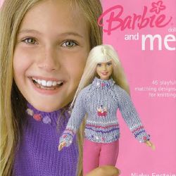 Digital | Barbie doll | Copy of book on knitting clothes and accessories | Dresses for Barbie |PDF