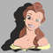 Princess Belle Clipart -4.jpg