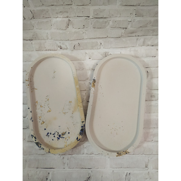 Oval plaster tray