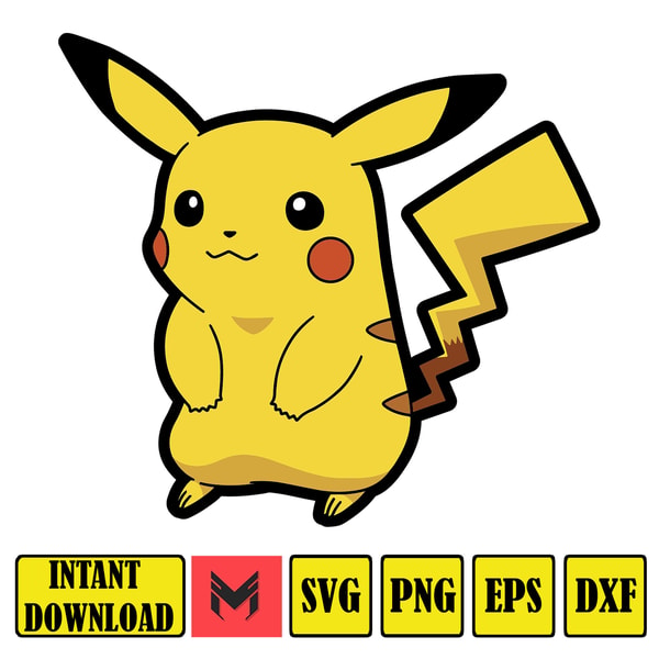 Pikachu Svg, Cut File, Cricut, Png, Vector Vectplace, 48% OFF