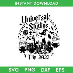 Universal Studio Trip 2023 Svg, Family Vacation Svg, Minion Svg, Magical Kingdom Svg, Family Vacation Svg Download File