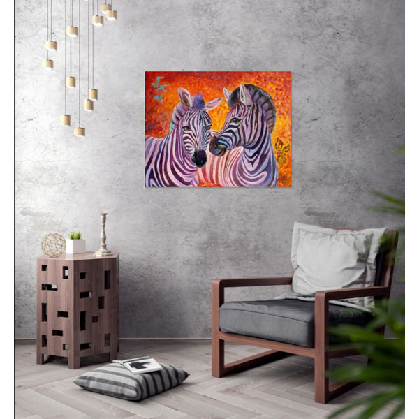 zebra painting in gray interior.png
