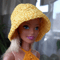 Barb doll bucket hat yellow 1.jpg