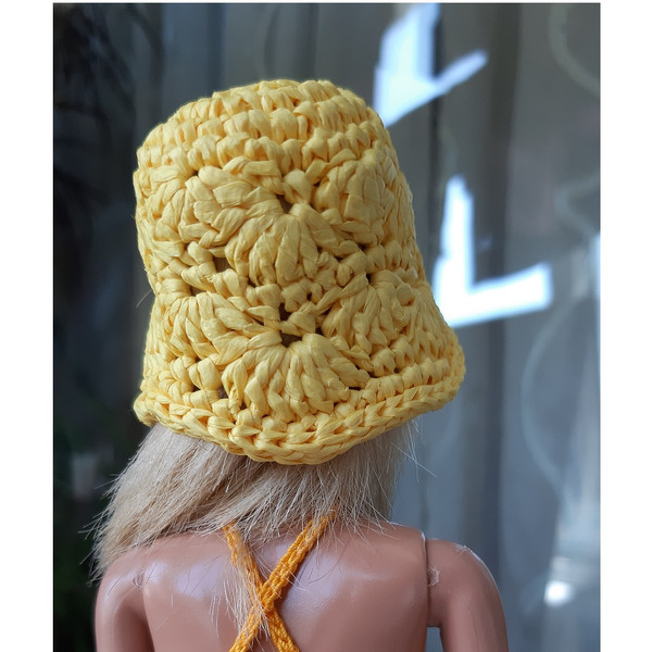 Barb doll bucket hat yellow 4.jpg