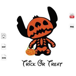 Trick Or Treat, Halloween Svg, Stitch Svg, Spider Svg, Happy Halloween, Halloween Gift, Halloween Shirt, Halloween Day,