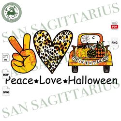 Peace Love Halloween, Halloween Svg, Halloween Day, Happy Halloween, Halloween Party, Halloween Shirt, Halloween Vector,