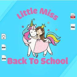 Little Miss, Little Miss Svg, Back To School, Preschool Gift, Preschool Svg, Preschool Teacher, Gift For Teacher, Presch
