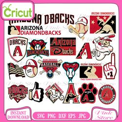 arizona diamond backs bundle, arizona diamond backs svg, arizona diamond backs png, cricut arizona diamond backs, arizon