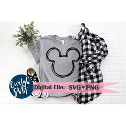 SVG, Mickey svg, graphic, sketch, design, digital download, castle, magical, instant download, Orlando, California, vaca