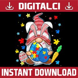 accept understand love gnome autism awareness easter day easter day png, happy easter day sublimation design