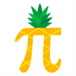 Pineapple Pi Symbol Happy Pi Day SVG PNG