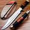 RARE CUSTOM MADE D2 STEEL BLADE 18 BOWIE KNIFE HUNTING KNIFE BRASS BOLSTERjpg