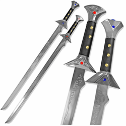 Legendary Drizzt Do'Urden Icingdeath and Twinkle Replica Sword Set from Dungeons and Dragons' Forgotten Realms